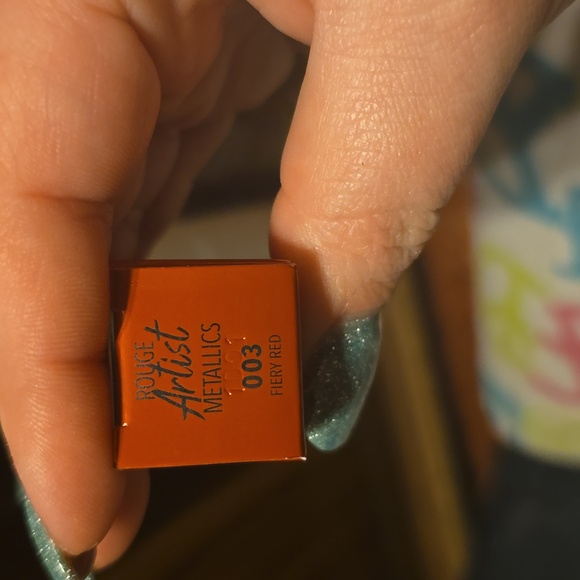 Makeup Forever Rouge Artist Metallics Lipstick - Fiery Red - Picture 2 of 3